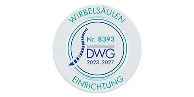 Logo - Wirbelsäuleneinrichtung DWG bis 2027 - Unfallchirurgie und Orthopädie Rems-Murr-Kliniken