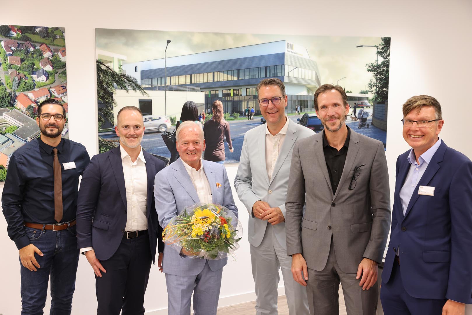 Landrat und Klinik-Geschäftsleitung bedanken sich beim Verein der Freunde der Rems-Murr-Klinik Schorndorf