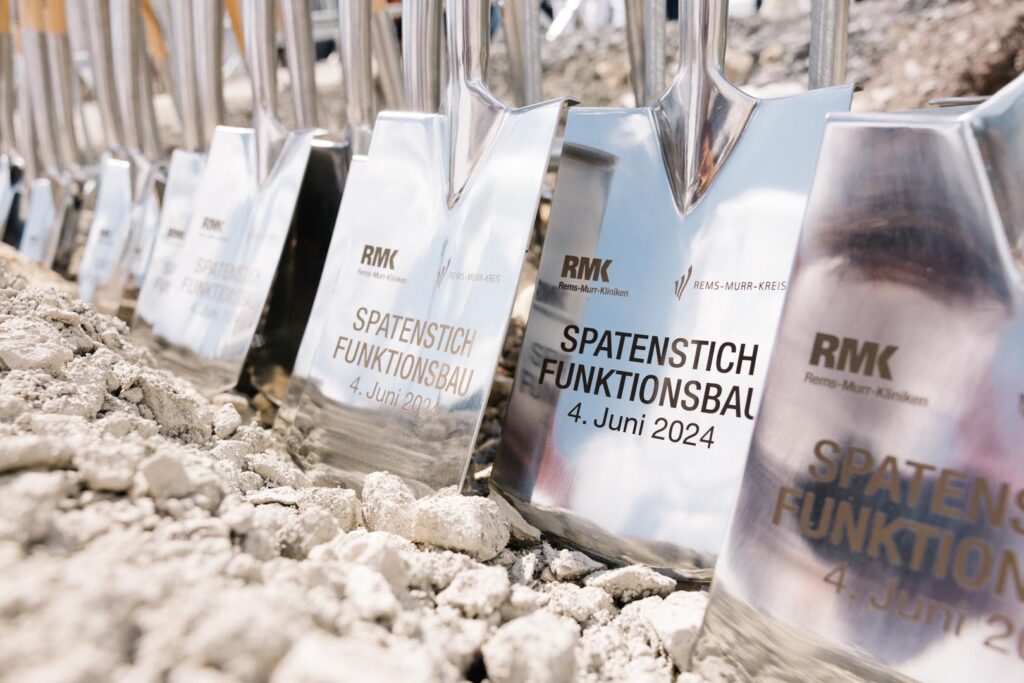 Spatenstich für neues Herzstück der Klinik Schorndorf