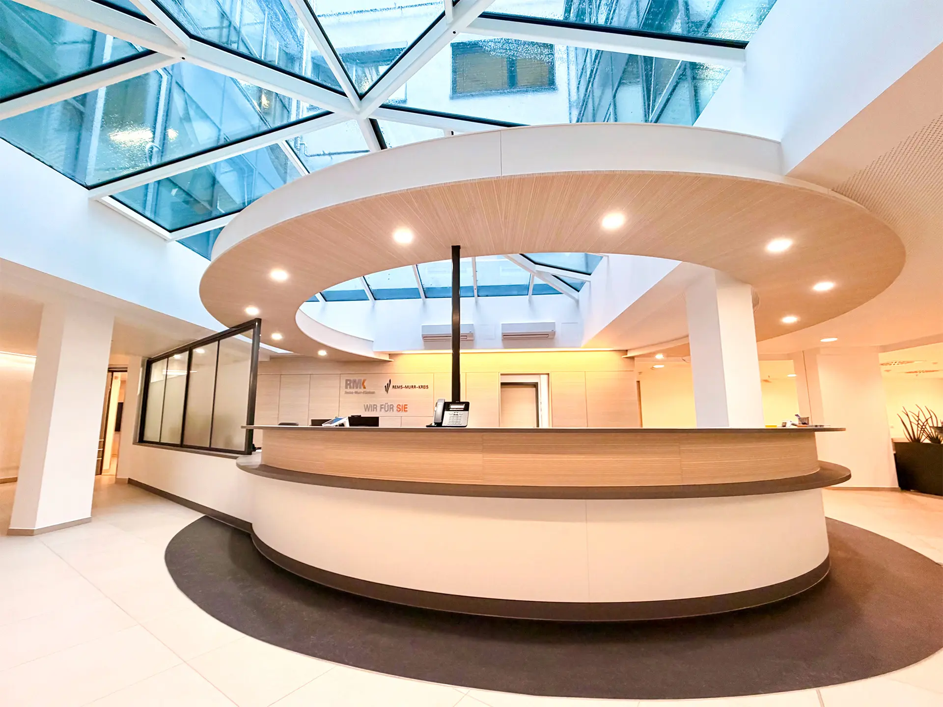 Foto der neuen Zentralen Patientenaufnahme (ZPA) in Schorndorf