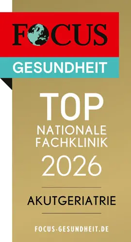 FOCUS-Siegel TOP Nationale Fachklinik 2026 – Akutgeriatrie - Neurologie Rems-Murr-Klinikum Winnenden