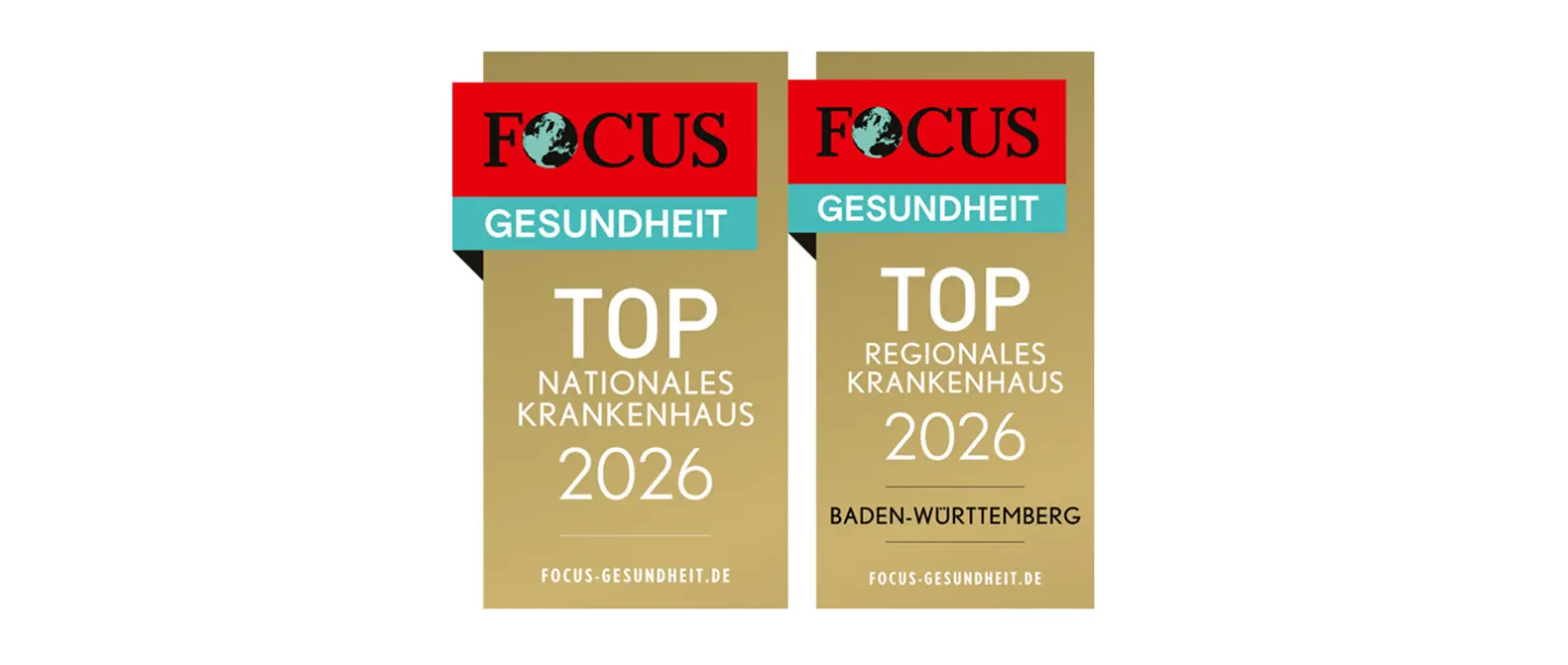 Allgemeine Focus Gesundheit-Siegel - Nationale Fachkliniken und Regionales Krankenhaus