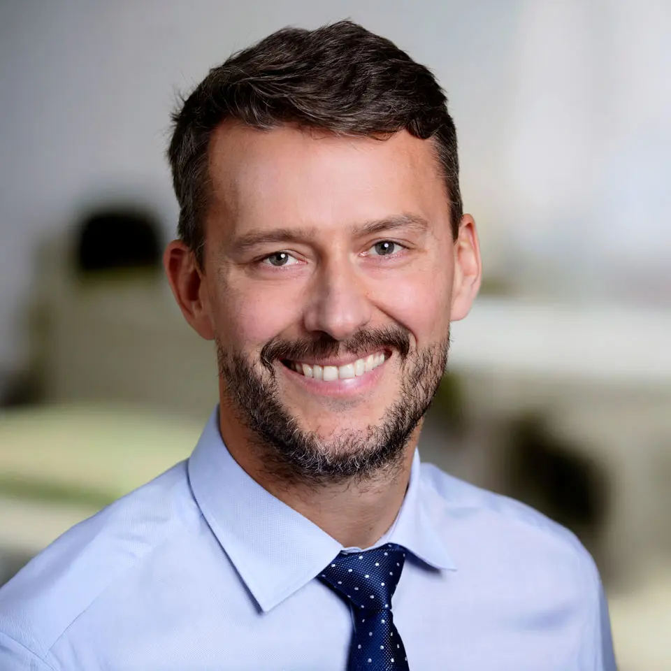 Portrait Marc Schumacher, Leitung Wirtschaft und Versorgung - quadratisches Bild