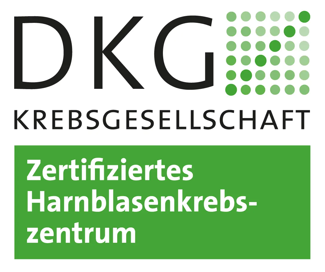 Logo DKG - Zertifiziertes Harnblasenkrebszentrum
