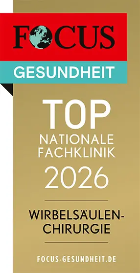 Top nationale Fachklinik - Wirbelsäulenchirurge an der Rems-Murr-Klinik Schorndorf